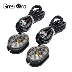For Yamaha Mt01 Mt25 Mt03 Mt07 Mt09 Mt10 Motorcycle Universal 2 Wires LED Mini Turn Signal Light Blinkers Indicator Lamp