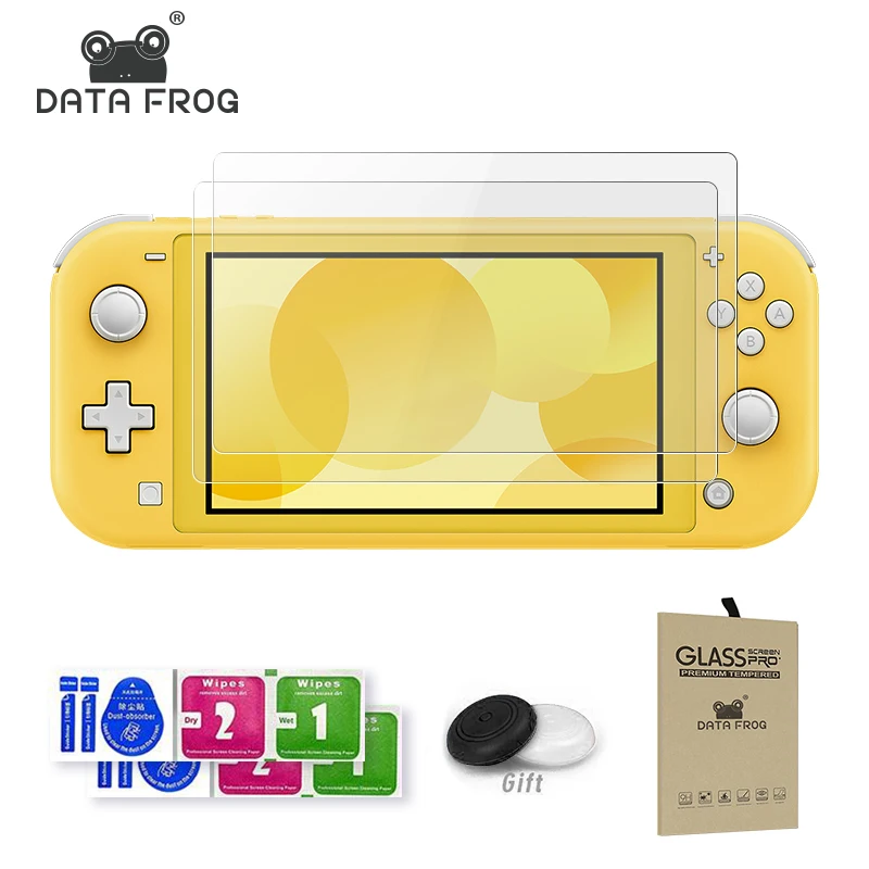 

Защитная пленка из закаленного стекла Data Frog для Switch Lite HD, прозрачная пленка против синего света, против царапин, без пузырьков