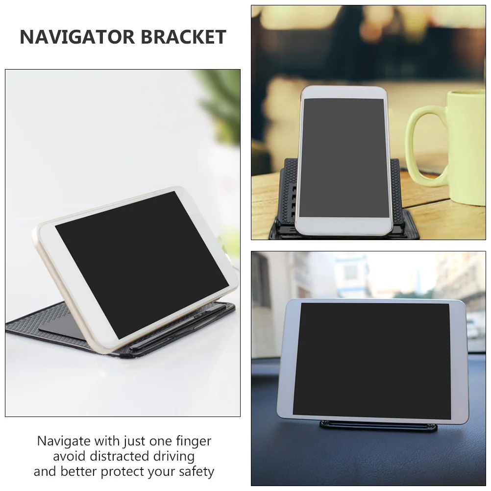 

Rotating Car Mount Holder 360 Degree Adjustable Universal Phone Bracket For Dashboard Navigation Adhesive Mount Compatible With