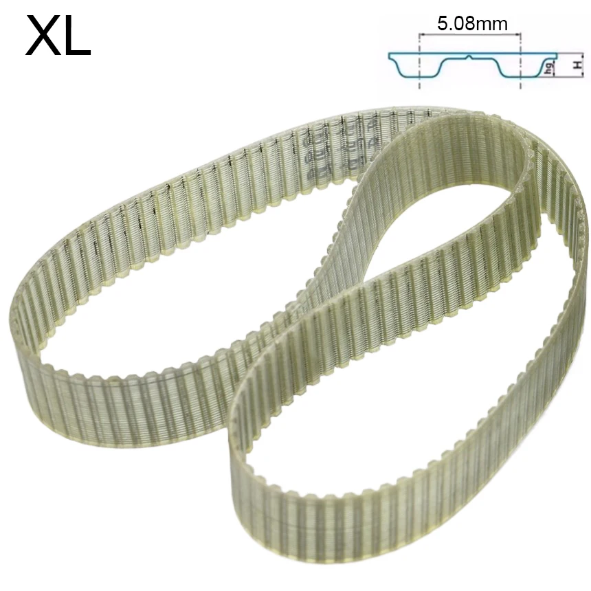 

120XL 124XL 126XL 130XL 134XL 136XL 138XL 140XL 142XL XL 5.08mm Pitch PU Steel Wire Trapezoidal Cogged Synchronous Timing Belt