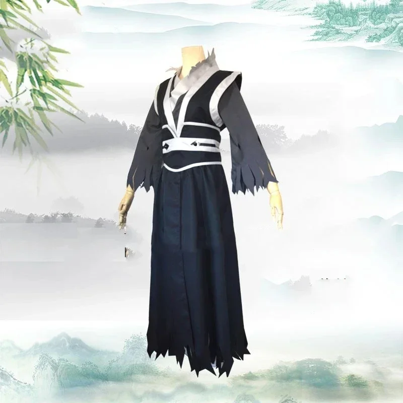 Anime Grandmaster of Demonic Cultivation Wen Ning Cosplay Costume Men Wen Ning Costume Mo Dao Zu Shi Costumes wig Shoes