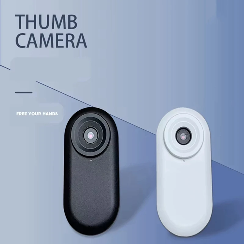 SCLS كاميرا الإبهام الصغيرة 1080P كاميرا الحيوانات الأليفة داش كاميرا الجسم مع علبة البطارية ، حلقة تسجيل كاشف حركة كاميرا مدونة فيديو