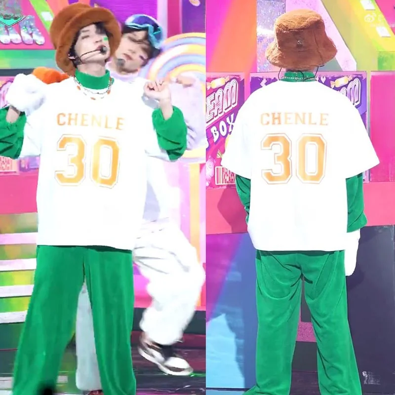 NCT DR Album Candy MV Support Hoodie Fce gefüttert Overhead Frühling Herbst Winter Jaet Commute Simple Long Sve Cotton