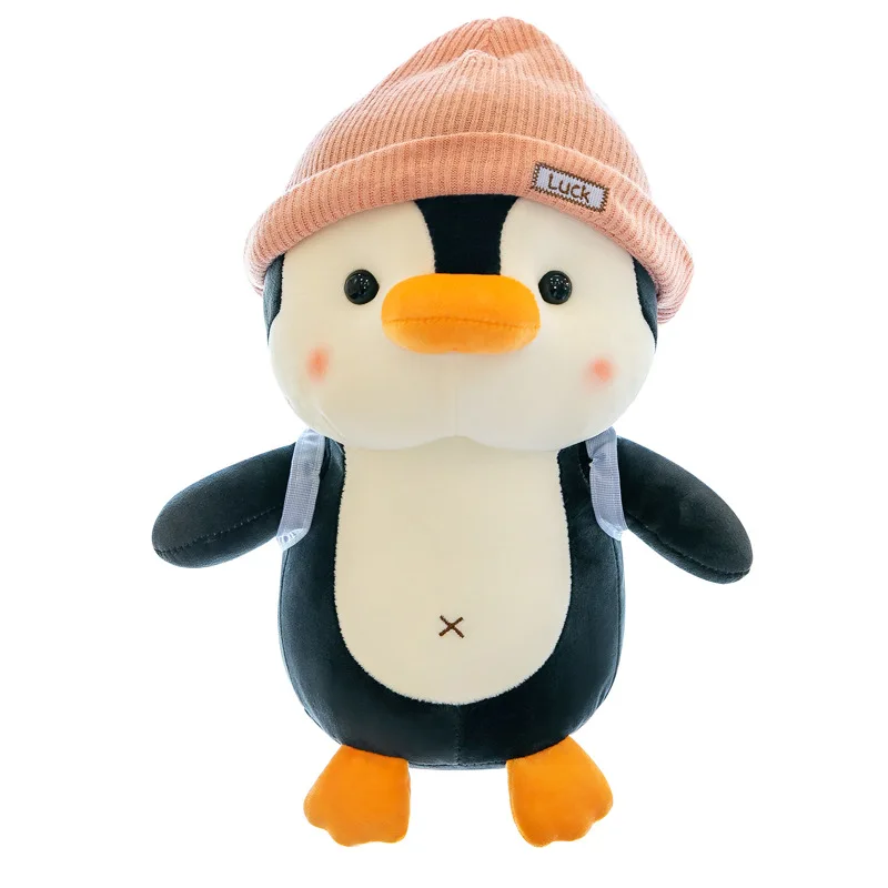 20cm Lucky Penguin Plush Toys Kawaii Stuffed Cartoon Animal Doll Birthday Christmas Gift for Kids Children