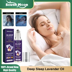 Deep Sleep Lavender Oil Aromatherapy Improve Insomnia Relieve Fatigue Anxiety Stress Enjoyable Bergamot Soothing Essential Oil