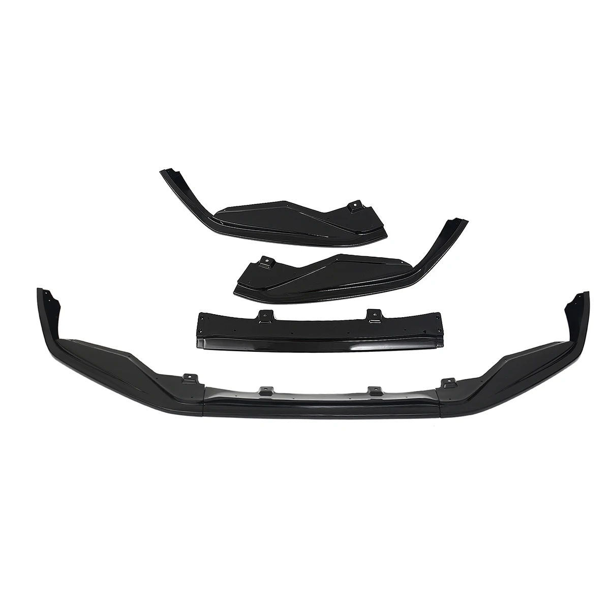 3PCS Car Front Bumper Splitter Lip Body Kit Spoiler Diffuser Protector Cover Guard For Lexus GS350 450 F Sport 4Dr 2013-2015