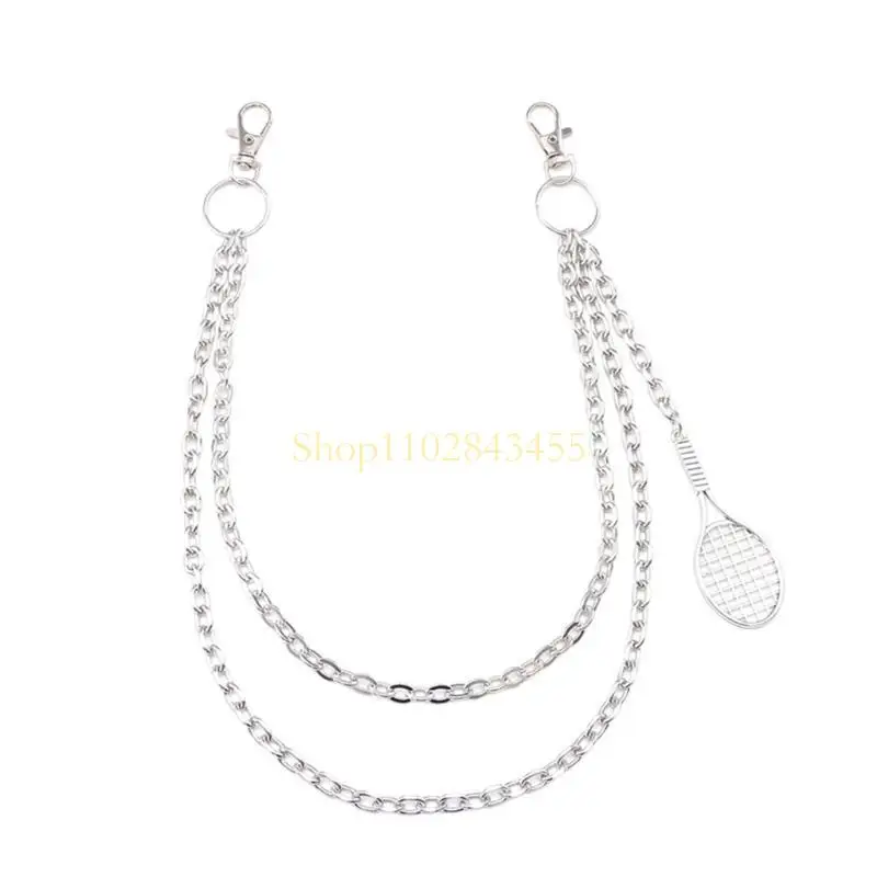 Calça jeans com corrente 49mc