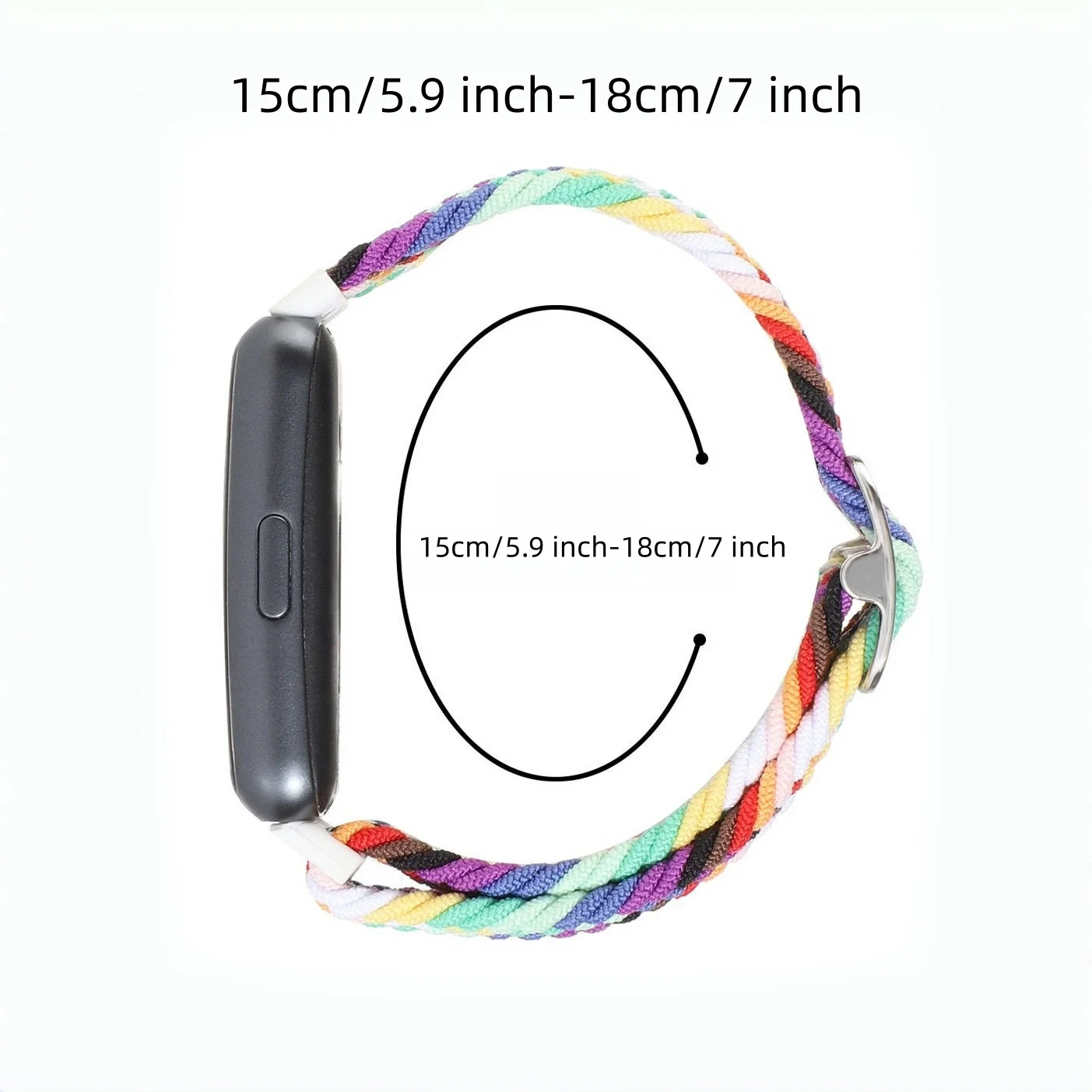 Elastic Bands for Amazfit T-Rex 3 Band, Slide Buckle Nylon Woven Strap