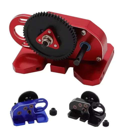

LCG 2Low Gearbox Middle Transmission Box with Overdrive Gear For 1/10 RC Crawler Axial SCX10 II III Capra TRX4 Upgrade Parts