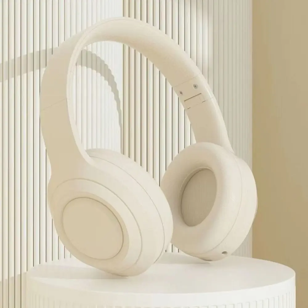 Bluetooth 5.3 Wireless Bluetooth Headphones Adjustable Headband HIFI Stereo Over Ear Headsets Foldable Design Noise Reduction