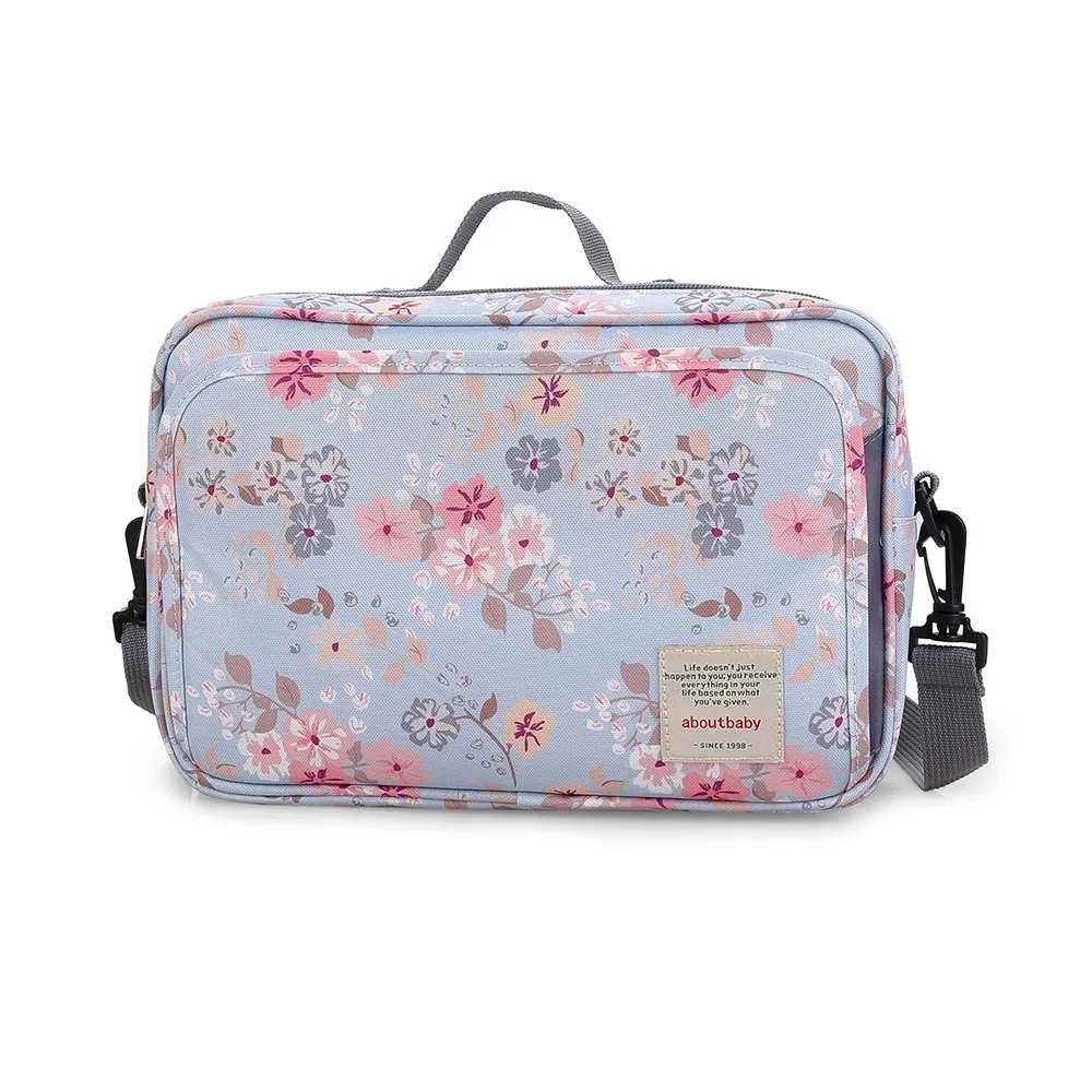 

Polyester Baby Stroller Bag Large-Capacity Multiple Pockets Outing Travel Mummy Bag Waterproof Portable Pram Storage Hanging Bag