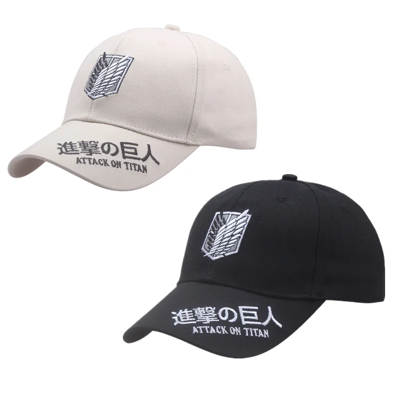 Anime Attack on Titan Baseball Hat Hat Shineki no Kyojin Wings of Freedom Embroidered Unisex Outdoor Hat Party