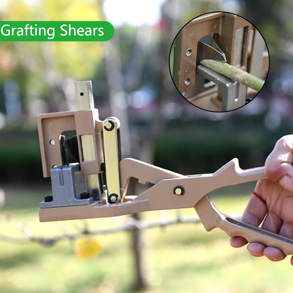 

Garden Grafting Shears Thick Branches V-Cut Aluminum Alloy Pruning Shears Seedling Machine Metal Grafting Shears Hand Tools