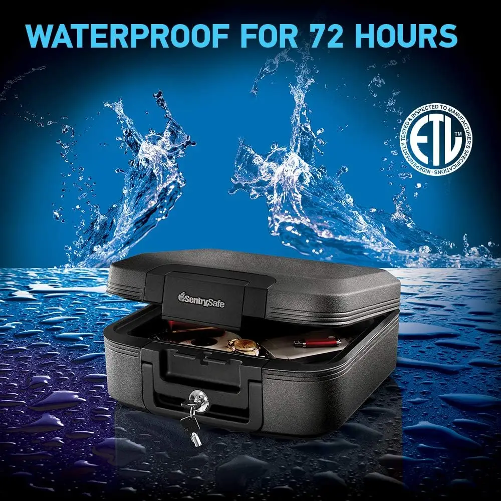 Cajas fuertes para documentos ignífugas e impermeables con cerradura con llave