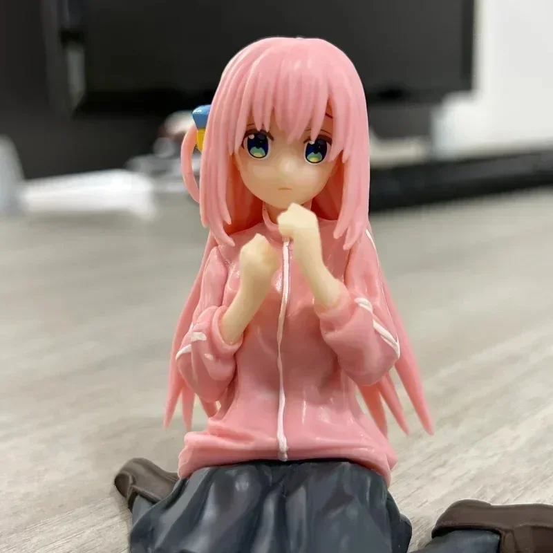 Figura de acción BOCCHI THE ROCK Gotoh Hitori, personaje de Anime, modelo Kawaii lindo, adornos, Colección, exhibición de escritorio, juguete de regalo, 8cm