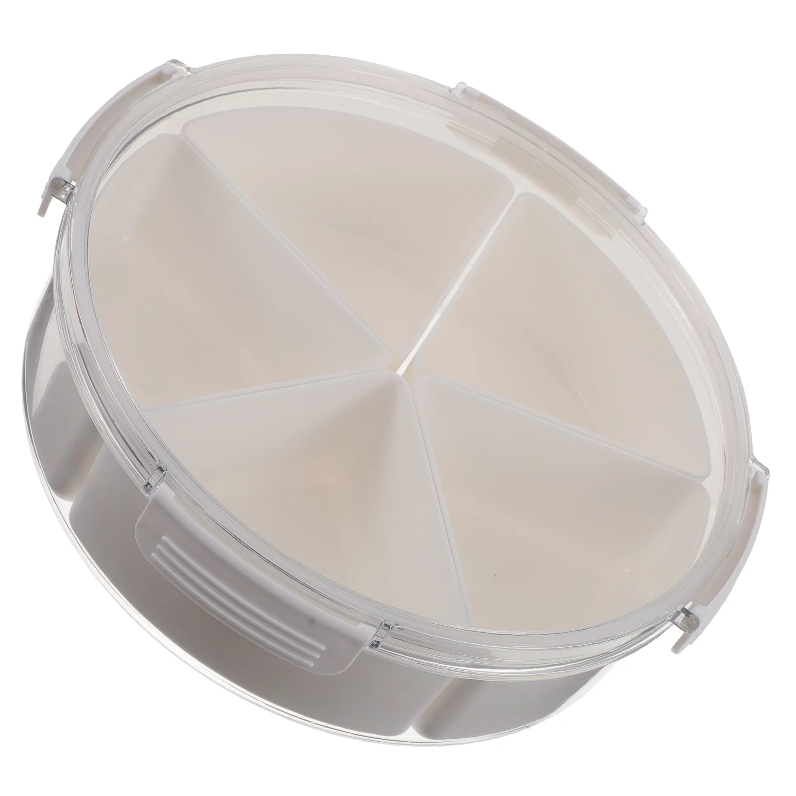 

Multifunctional Food Storage Box Transparent Compartment Snack Container PP Material Fruits Nuts Vegetables Preservation Dining