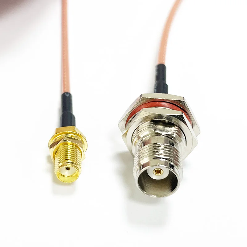 SMA Female to TNC Female Bulkhead Connector Lot RF Pigtail RG316 Cable