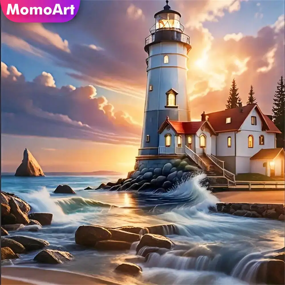 Momoart Bär Diamant Mosaik Tier voller Runde Diamant Malerei Mond Stickerei neue Ankunft handgemachte Hobby