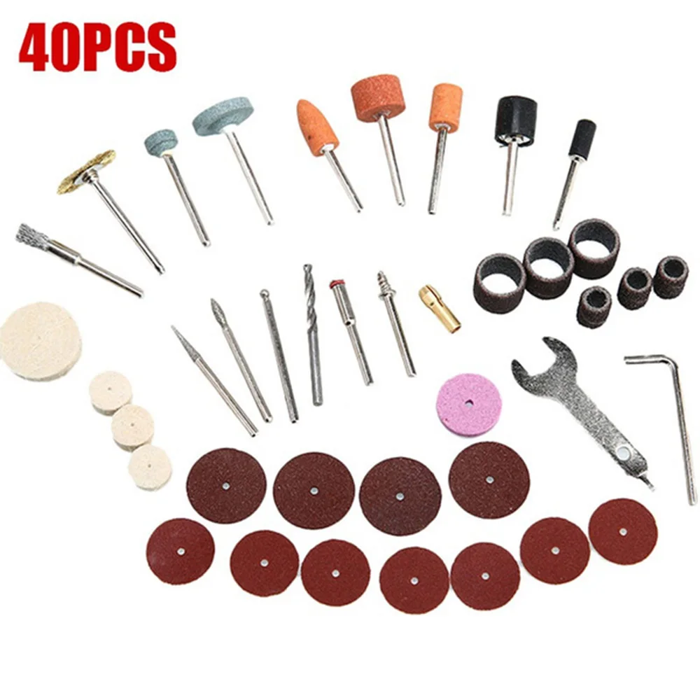 Mini Furadeira Elétrica Multi Rotary Tool Acessórios Set, Moagem, Polimento, Rotação, Polimento, Kit para Dremel Acessório, 40-252Pcs