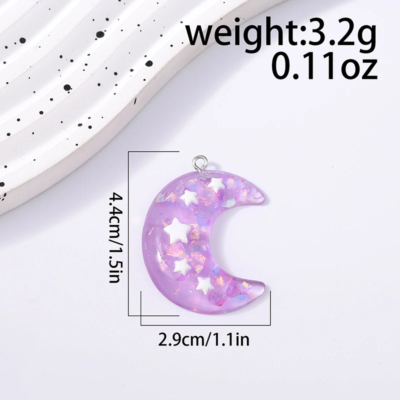 Duarte 20 Teile/los Nette Candy Farben Harz Mond Charms Anhänger für Schmuck Machen Ohrringe Halsketten Armbänder DIY Handwerk Liefert