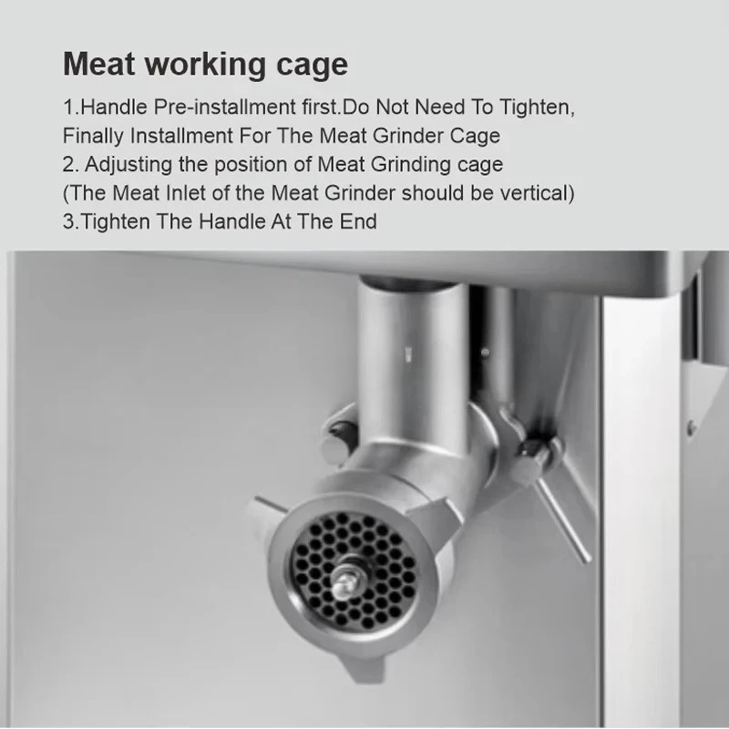

Fully Automatic Stainless Steel Meat Cutter, High-Power Meat Grinder, Food Chopper, Commercial Enema Machine