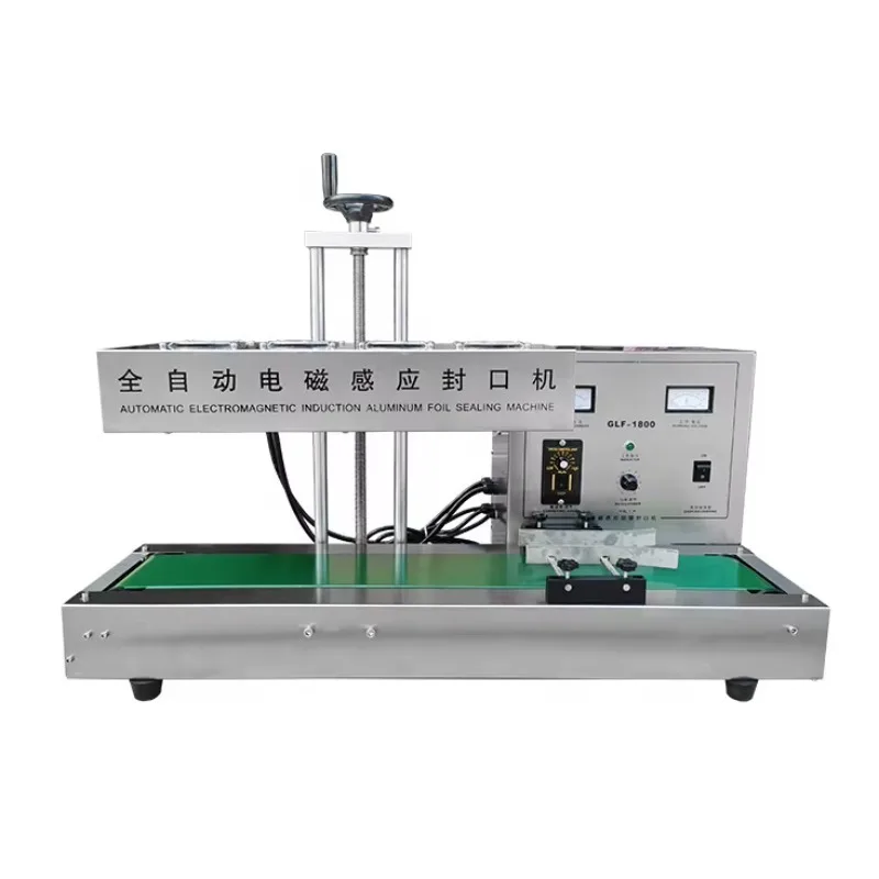 Automatic Continuous Plastic Bottle Heat Sealing Electromagnetic Induction Sealer Aluminum Foil Film Sealing Machine for Bottle