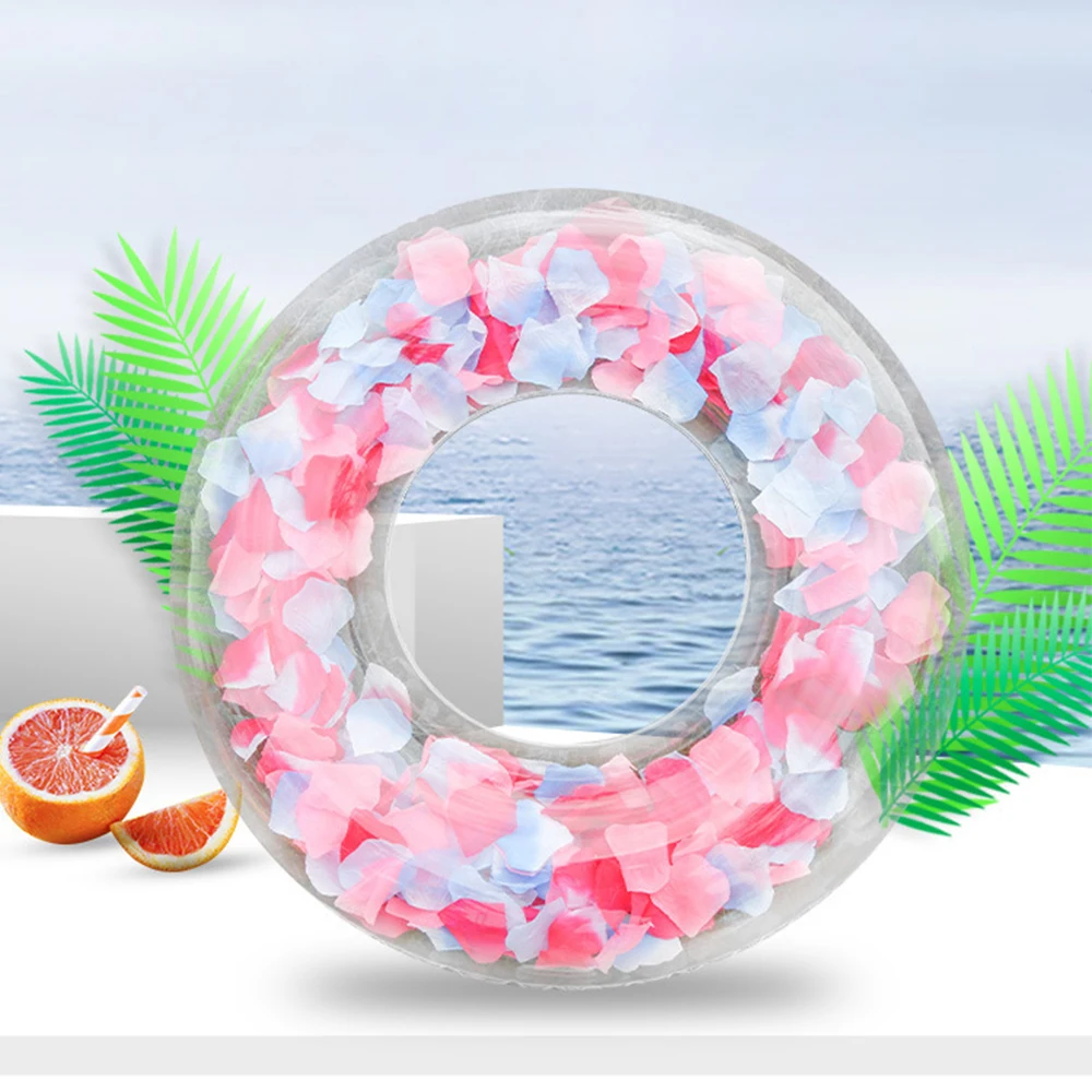 Baby Mushrooms Swimming Ring Float Inflatable Kids Swim Ring with Seat Pool Float Children Swim Circle Tube Pool Toys Floating