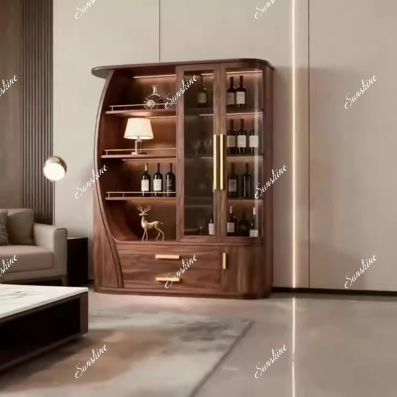 

New Chinese Bogu frame solid wood display Duobao Pavilion tea room storage tea cabinet