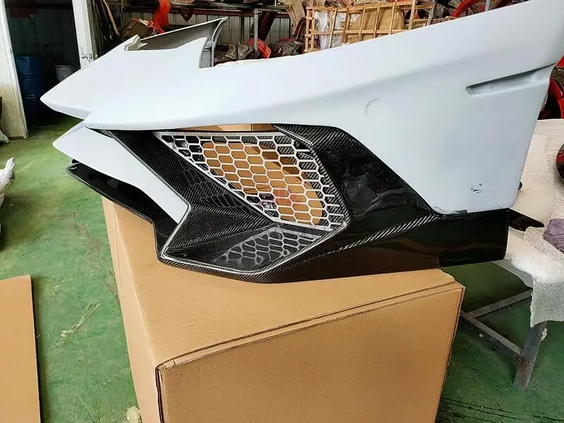 SV type dry carbon fiber body kit For  Lamborghini LP700 upgrade LP750 body kit car bumper front bumper