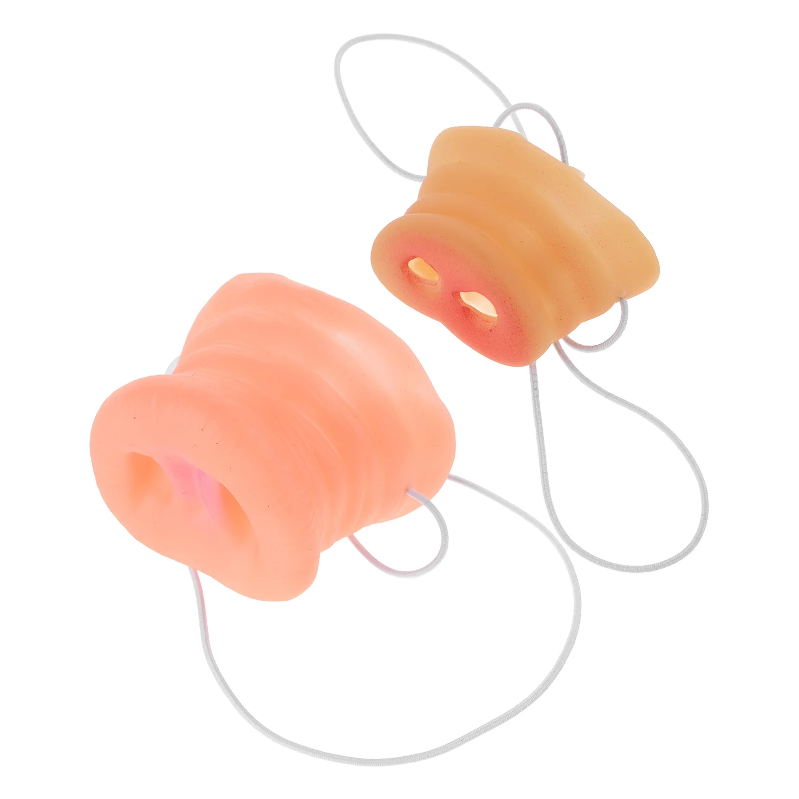 

2Pcs Adorable Cartoon Pig Nose Cosplay Party Prop Vinyl Animal Dress Up Halloween Christmas Decoration Pig Nose