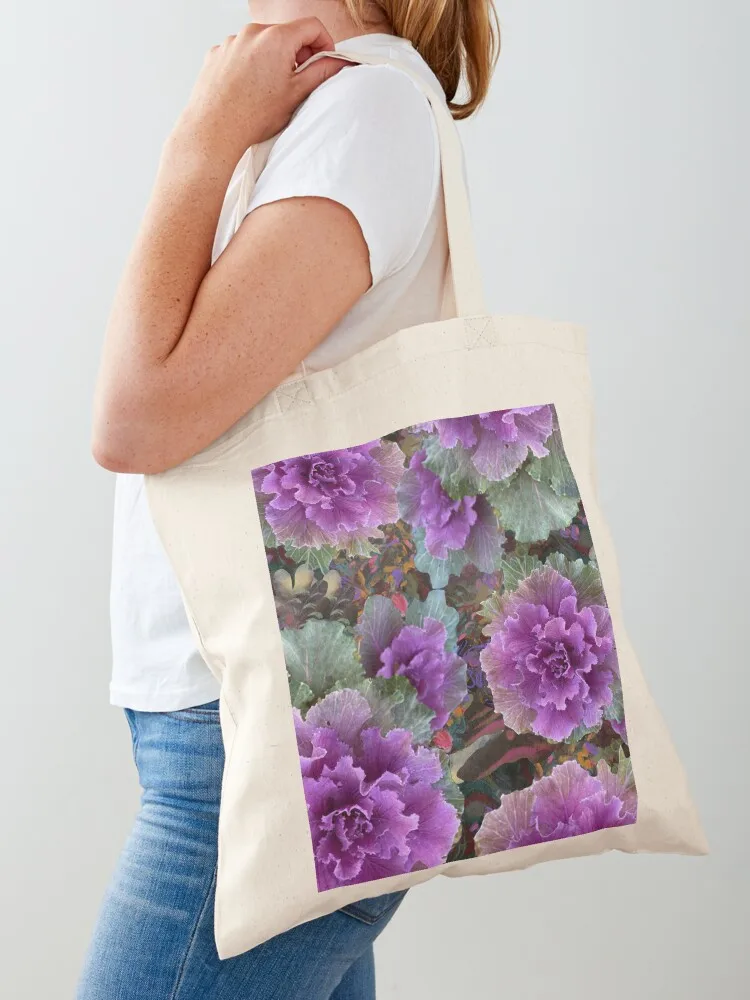 ORNAMENTAL CABBAGE Tote Bag Beach bag cute pouch bag Canvas Tote