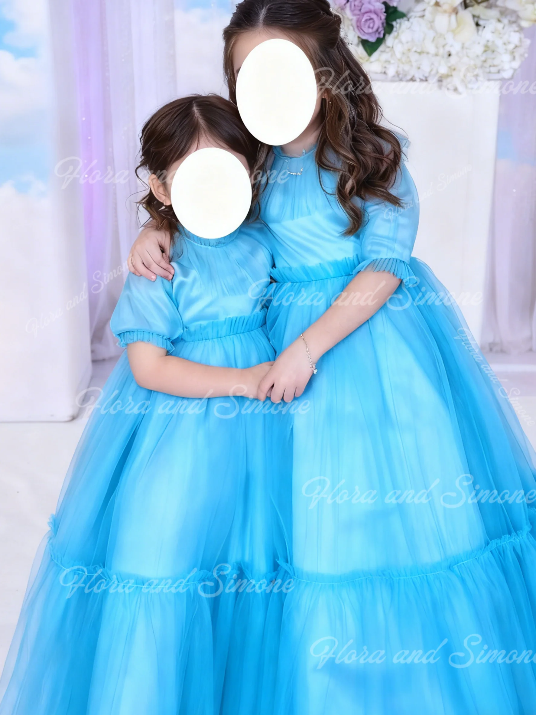 فستان أنيق من الشيفون الوردي للفتيات الجميلات لفتاة الزهور لحفلات الزفاف وحفلات الاستقبال الرسمية والمناولة الأولى حسب الطلب #2