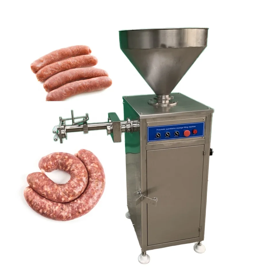 Industrial Pneumatic Sausage Filling Machine With Twisting Function Sausage Production Line