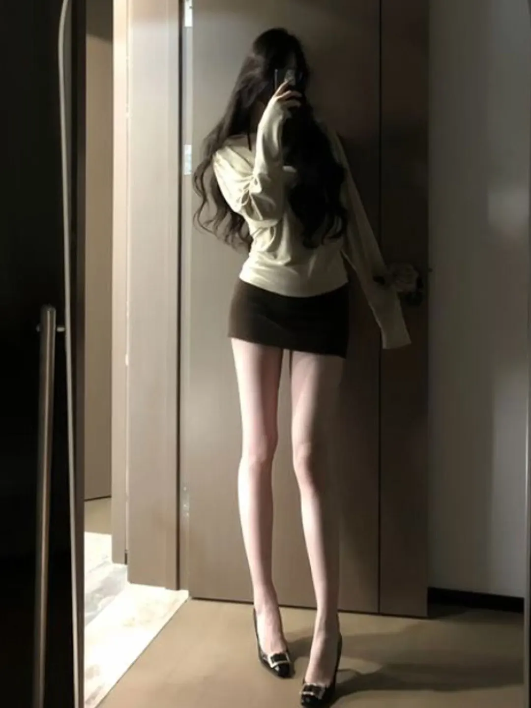 

Soft Style Half-length Skirt And Top Set Women's Fashion Summer Outfit High-waisted Slim-fit Comfortable Cotton Blend Ensemble