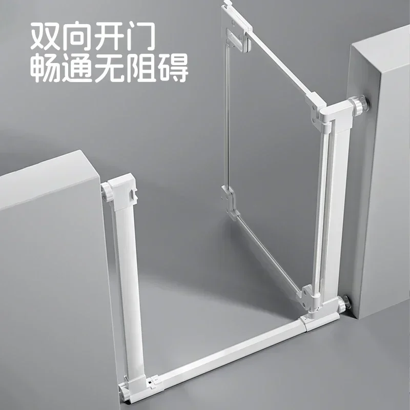 Gran oferta, valla para puerta de mascotas, aislamiento interior, barandilla de escalera no perforada, barata y fina