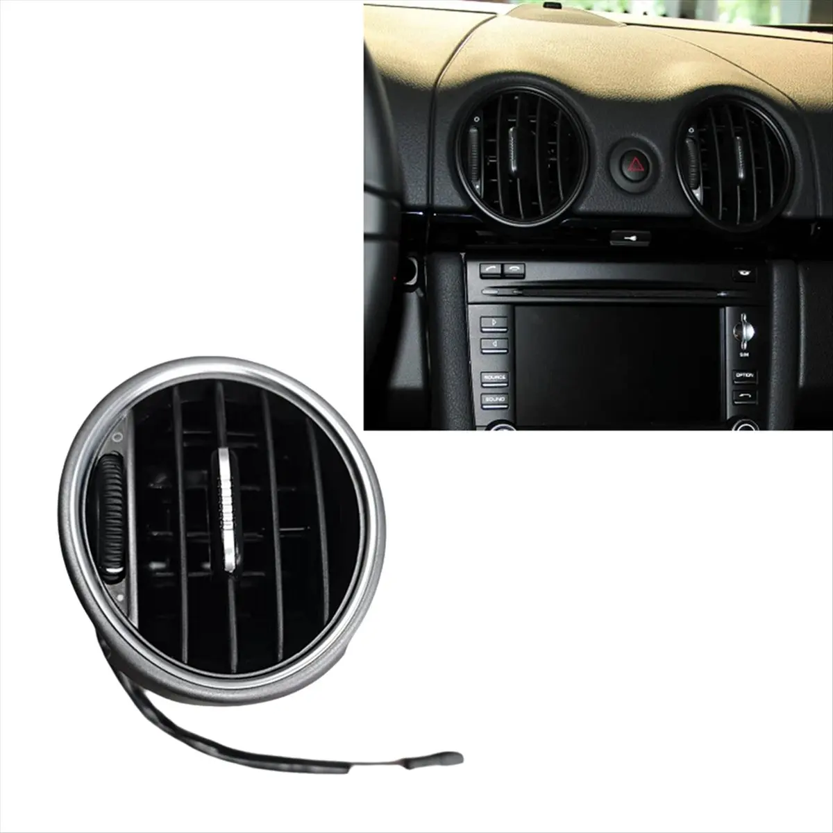 Super Sale Car Dashboard Air Outlet Assembly Air Outlet Panel Grille 98755213106 for Porsche 987 Boxster Cayman 2008-2012
