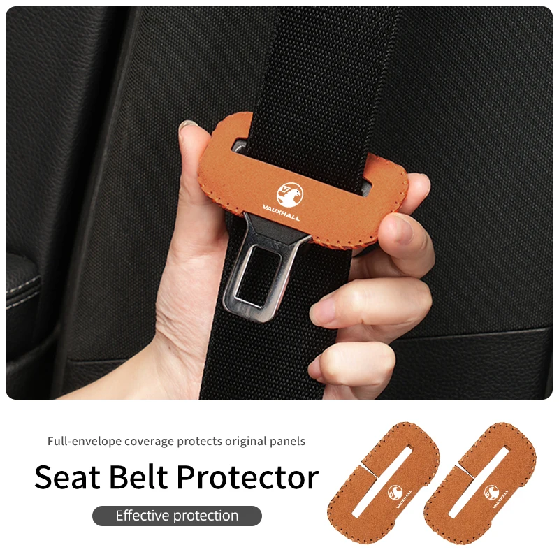 Car Seatbelt Protector Vehicles Decoration Accessories For Vauxhall VXR Astra GTC Tigra Zafira Vectra Signum Meriva Corsa Monaro