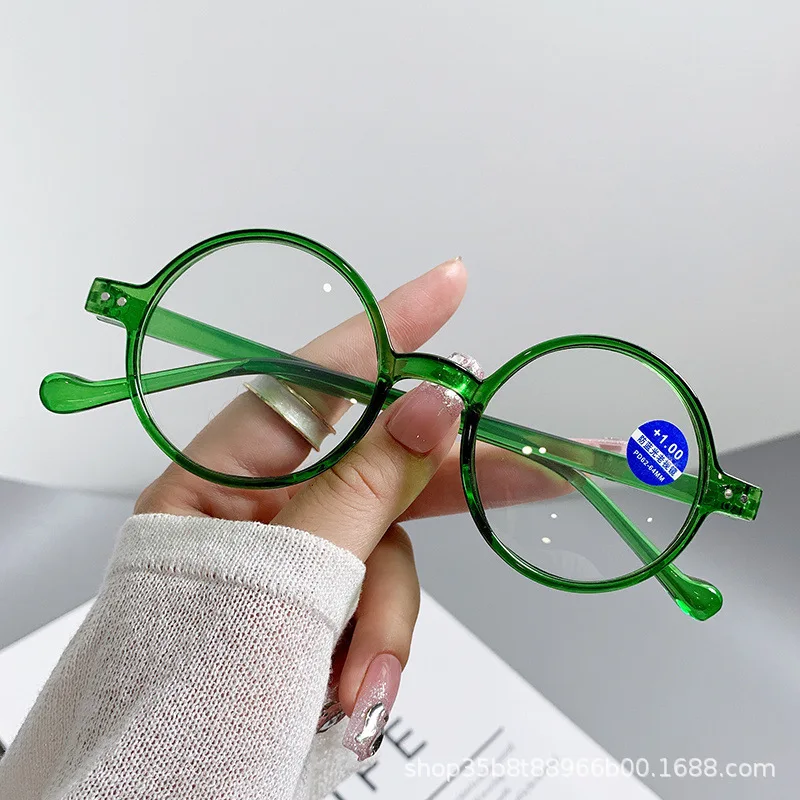 

Reading Glasses Round Optics Glasses Ultra Light Men Women Anti Radiation Rays Blocking Computer Vision Care Spectacle Очки