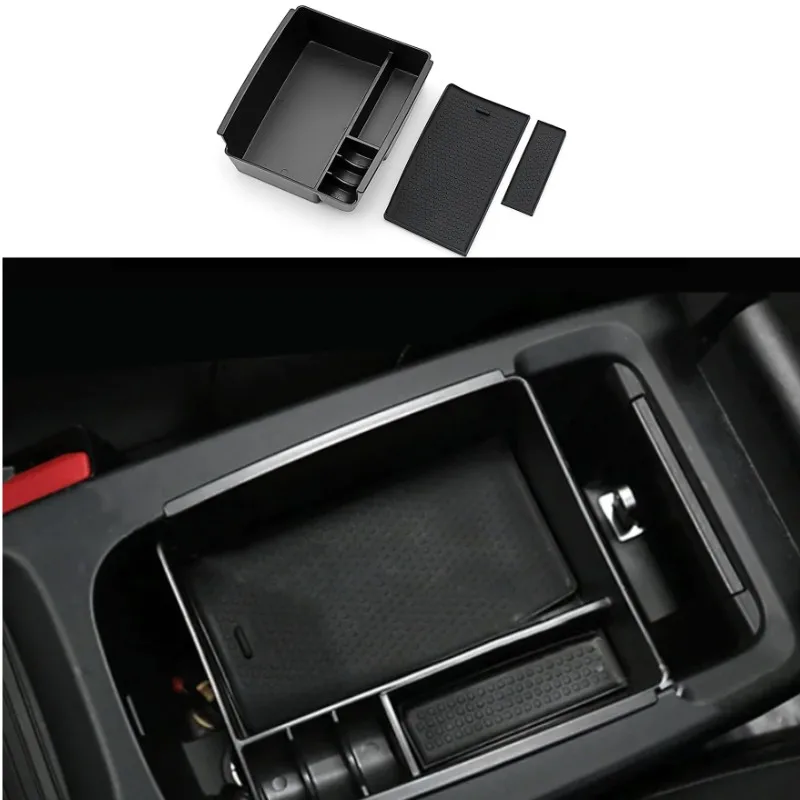 Car Center Console Armrest Storage Box Trays For Volvo V40 2013 2014 2015 2016 2017Car Organizer Accessories