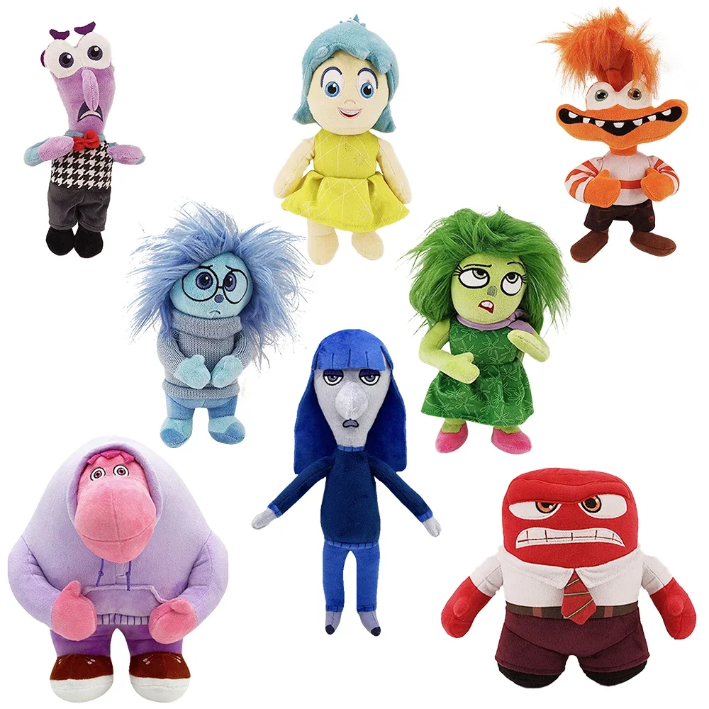 Disney Inside Out 2 Joy Cartoon Anime Plush Toy Stuffed Plushie Dolls Christmas Birthday Gifts