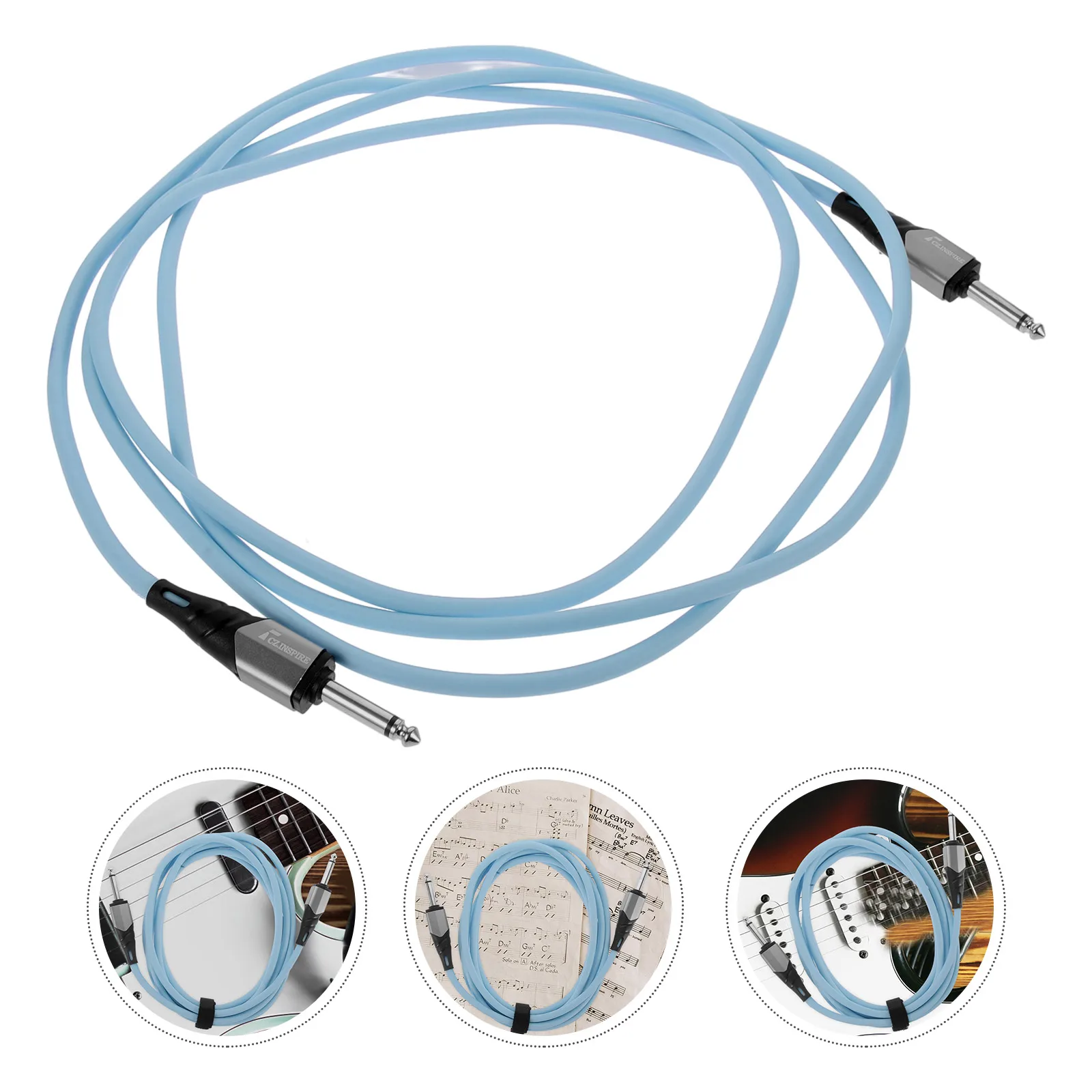 

Noise Reduction Electric Bass Amp Audio Cord For Pvc Metal Stable Sound Clear Output Mixer Instrument