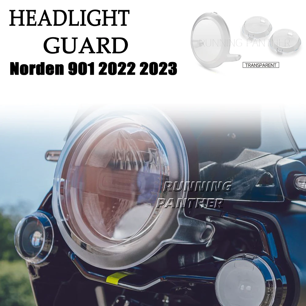 Norden 901 Accessories Headlight Guard For Husqvarna Norden 901 Auxiliary Lamp Protection Cover Headlight Protective Cover