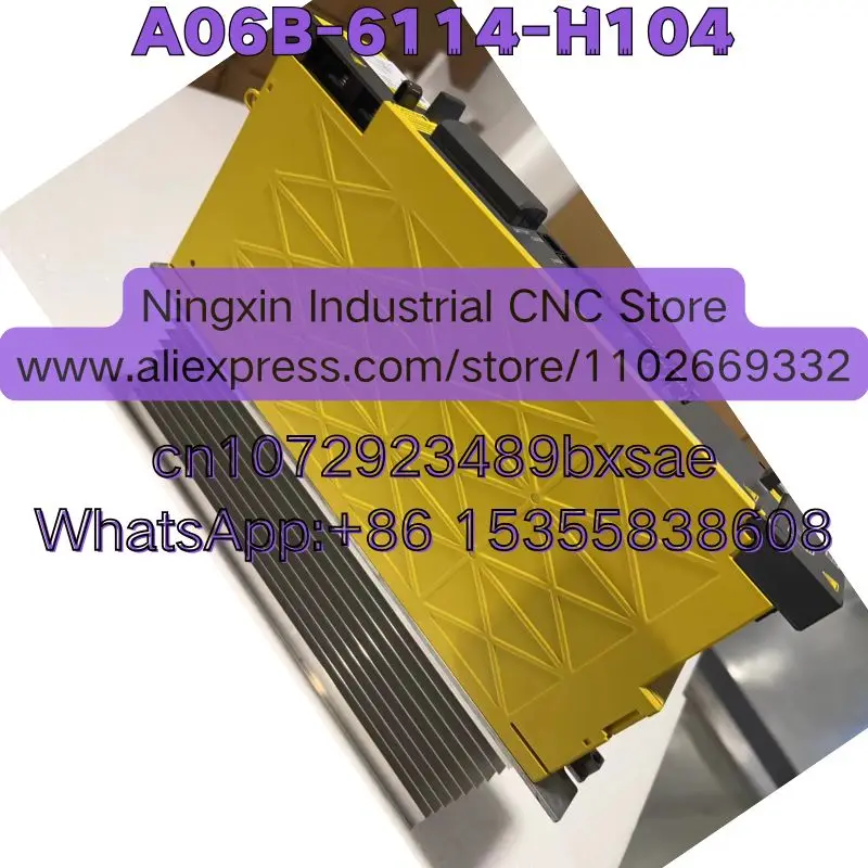 Latest Quotation FANUC Servo Amplifier A06B-6114-H104 A06B 6114 H104 For CNC System Machine