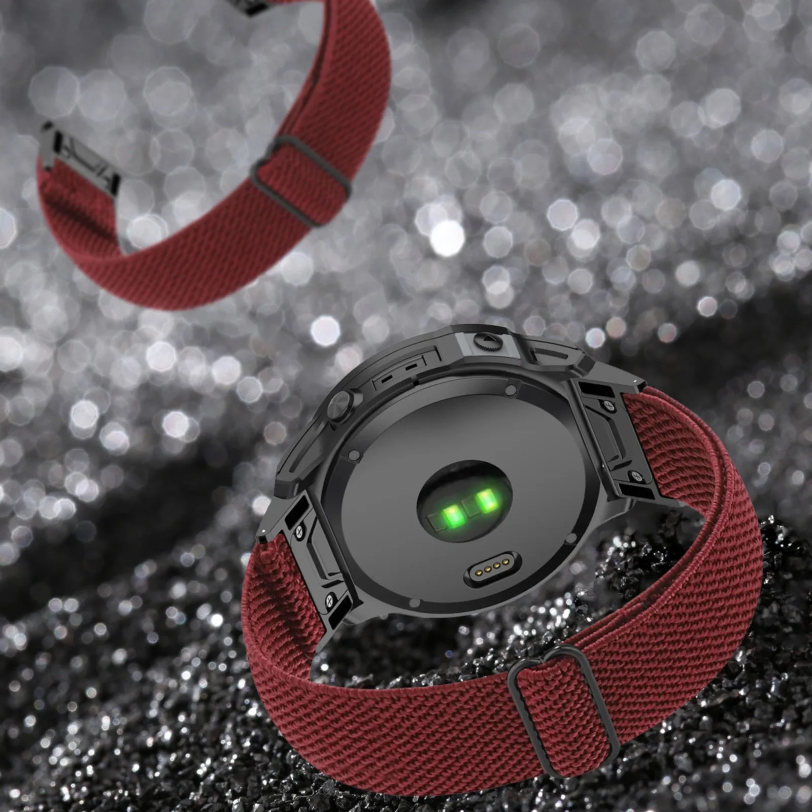 Регулируемый эластичный нейлоновый ремешок, подходит для Garmin Fenix 7s 20 мм, сменный ремешок для часов, модные аксессуары для умных часов