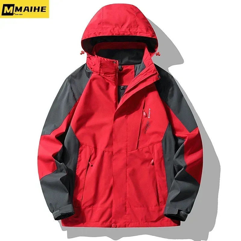 Gorpcore-Veste Coupe-Vent Imperméable pour Homme, Combinaison Coupe-Vent pour Randonnée, Camping, Pêche, Course à Pied, Mince, Vie en Plein Air, Unisexe, Mode 2024