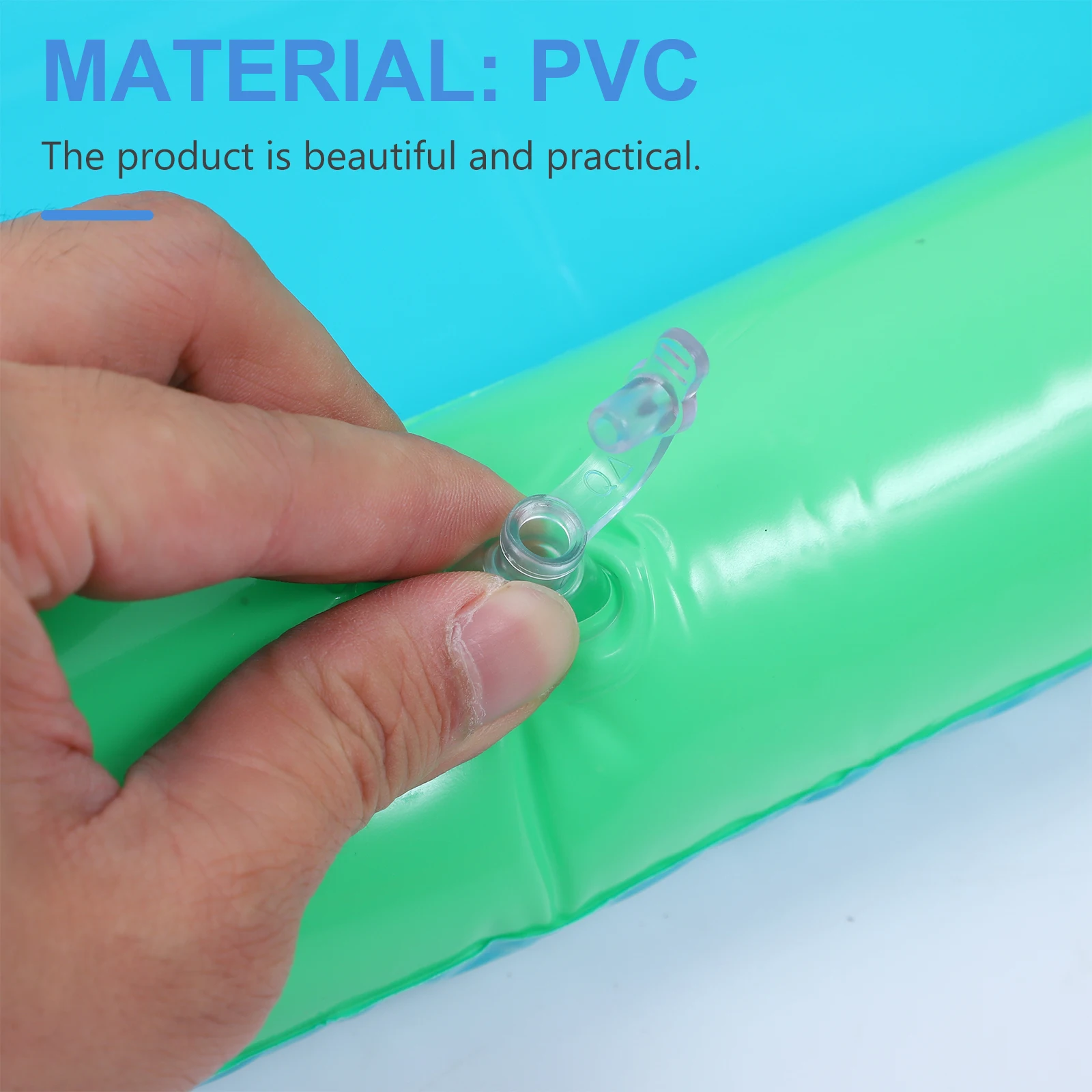 4 Pcs Inflatable Ice Bar Sand Toys 60x45cm Mix Colors Kids Play Sandbox PVC Tray Beach Tool Creative Molds Educational