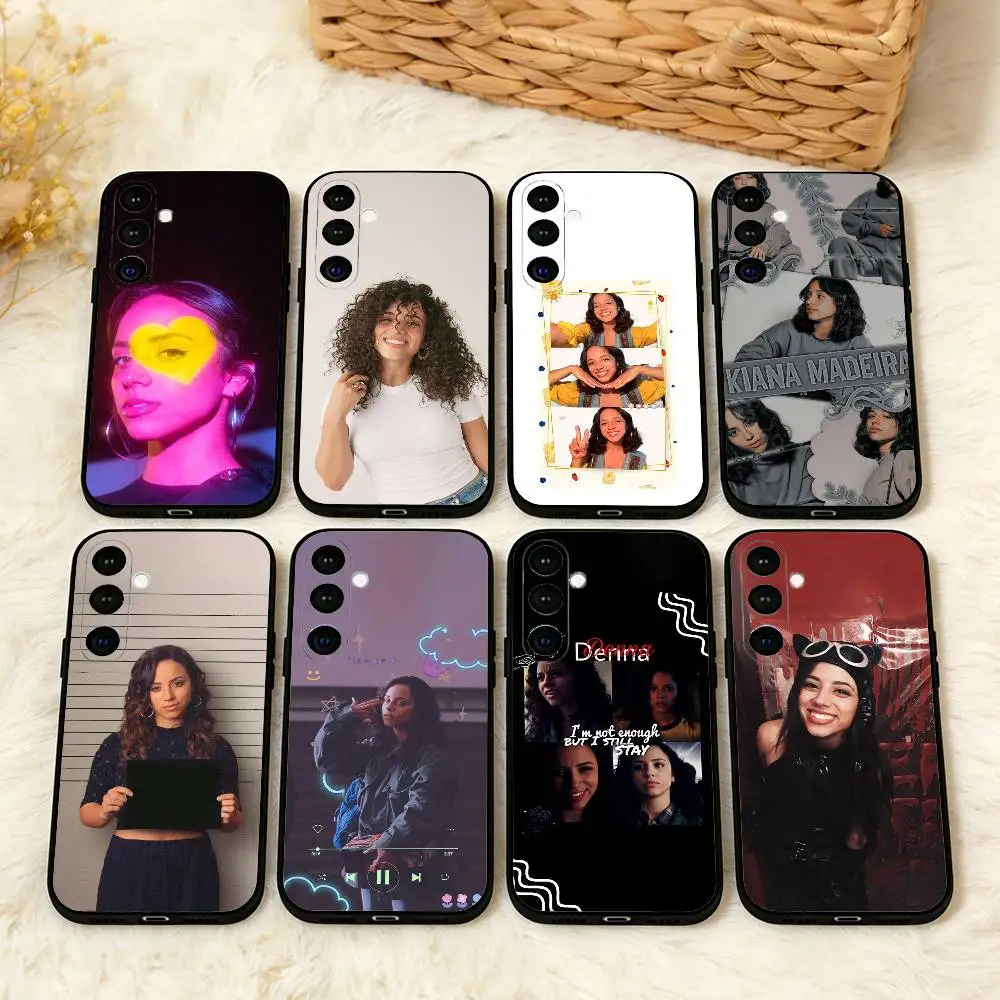 

Kiana Madeira Actor Phone Case For Samsung A73,72,71,53,52,51,22,91,80, Soft Black Cover