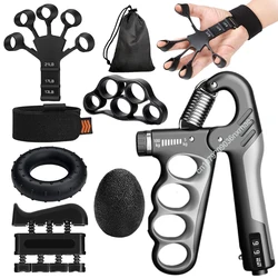 5-100Kg Adjustable Heavy Hand Gripper Fitness Hand Exerciser Grip Wrist Training Finger Gripper Hand Strengthener for Patient