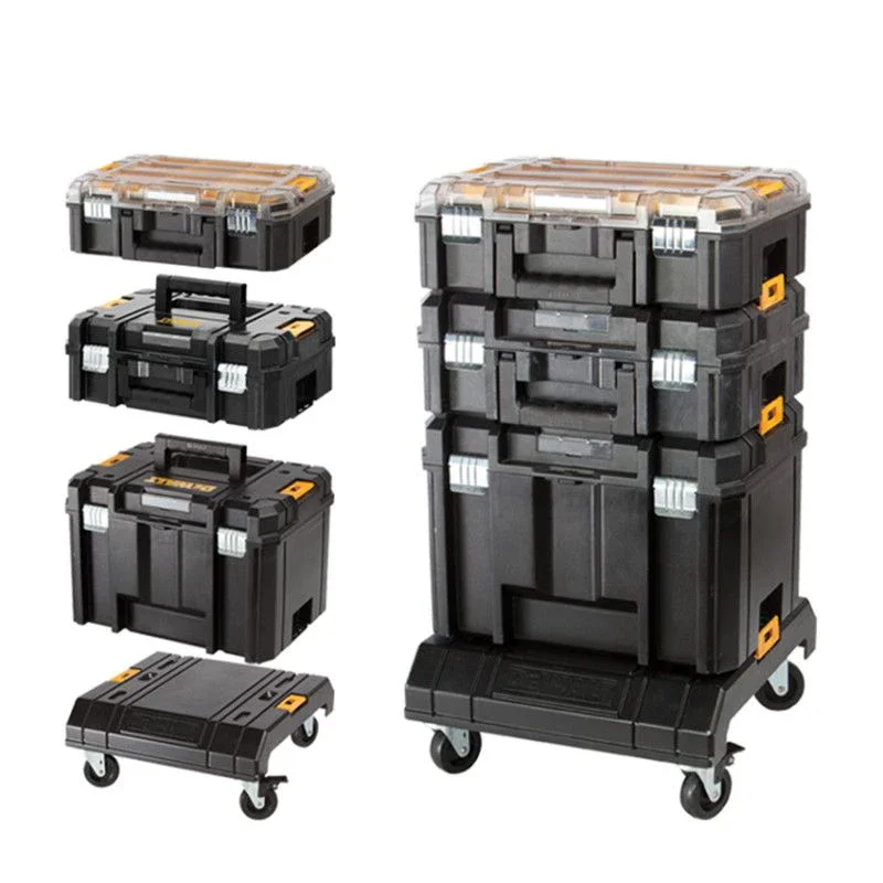 Dewalt TSTAK 2.0 Tool BOX Series Freely Stack Combine Include Suitcases Larger Capacity Boxes Trolleys Compatible with TSTAK 1.0