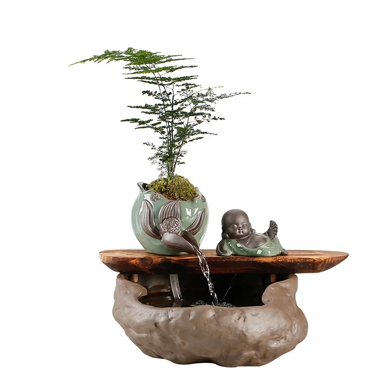 Ceramic Buddha Incense Burner Spiritual Office Color Air Aesthetic Smoke Fountain Antique Humidifier Aromaterapia Air Freshen